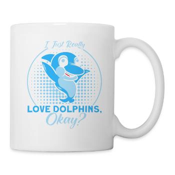 Dolphin Dolphin Lover Animal Dolphins Gift - Mug - white - Right