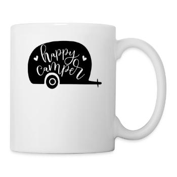 Campeurs heureux - Mug blanc - blanc - Droite