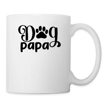 Chien Papa - Mug blanc - blanc - Droite