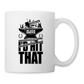 I'd Hit That Funny Blacksmith Metal Worker - Mug - white - Right