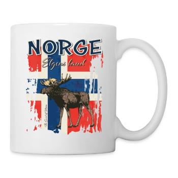 Norge - Terre d’Elgens - Norvège - Mug blanc - blanc - Droite