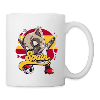 Spanien Fußball - Tasse - Weiß - Rechts