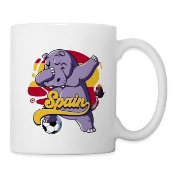 Spanien Fußball - Tasse - Weiß - Rechts