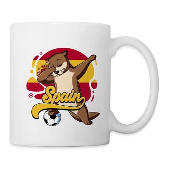 Spanien Fußball - Tasse - Weiß - Rechts