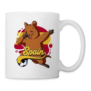 Spanien Fußball - Tasse - Weiß - Rechts