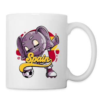 Spanien Fußball - Tasse - Weiß - Rechts