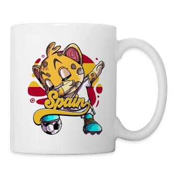 Spanien Fußball - Tasse - Weiß - Rechts