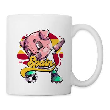Spanien Fußball - Tasse - Weiß - Rechts