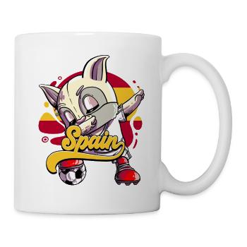 Spanien Fußball - Tasse - Weiß - Rechts