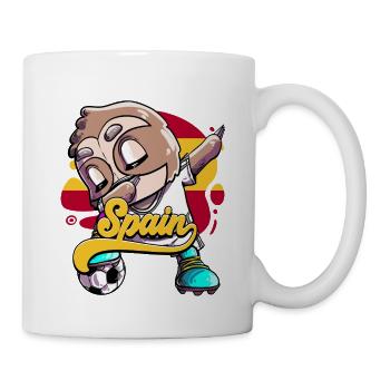Spanien Fußball - Tasse - Weiß - Rechts