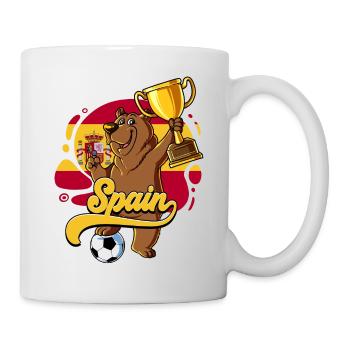 Spanien Fußball - Tasse - Weiß - Rechts