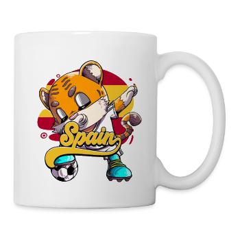 Spanien Fußball - Tasse - Weiß - Rechts