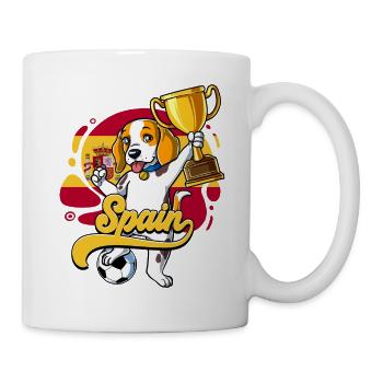 Spanien Fußball - Tasse - Weiß - Rechts