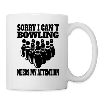 Bowling Bowling Cone Cadeau Bowling Ball Bowler - Mug blanc - blanc - Droite
