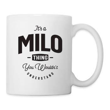 C’est un nom personnalisé Milo Thing - Mug blanc - blanc - Droite