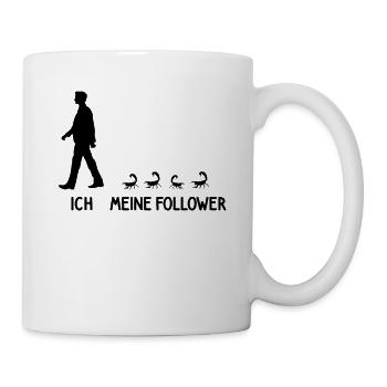 Ich Meine Follower Skorpion Zoo Insekten Spinnen - Tasse - Weiß - Rechts