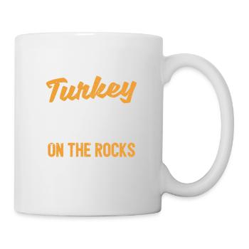Ich bevorzuge meinen Truthahn wild und auf den - Tasse - Weiß - Rechts