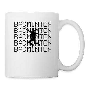 badminton - Mug - white - Right