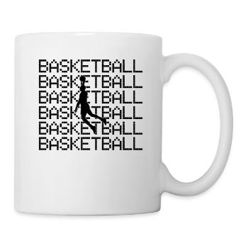 Basket-ball - Mug blanc - blanc - Droite