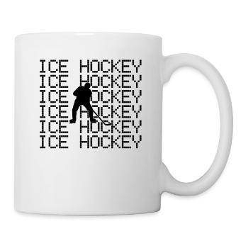 Hockey sur glace - Mug blanc - blanc - Droite