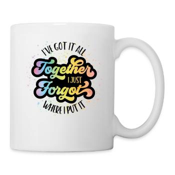 I have everything together - but where do I have it? - Mug - white - Right