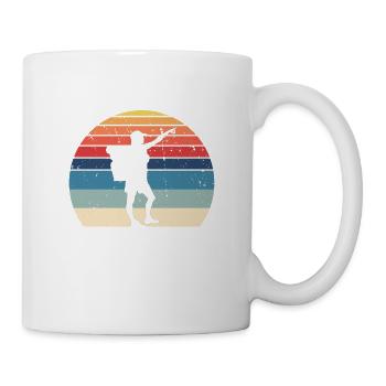 Never Underestimate A Girl Who Loves Hiking Tee - Tasse - Weiß - Rechts