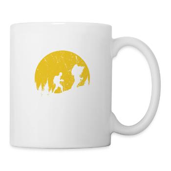 Weekends Are For Hiking Vintage T-Shirt Present - Mug - white - Right