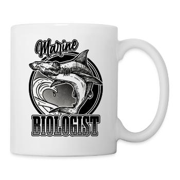 Biologiste marin Requin-marteau Biologie marine - Mug blanc - blanc - Droite