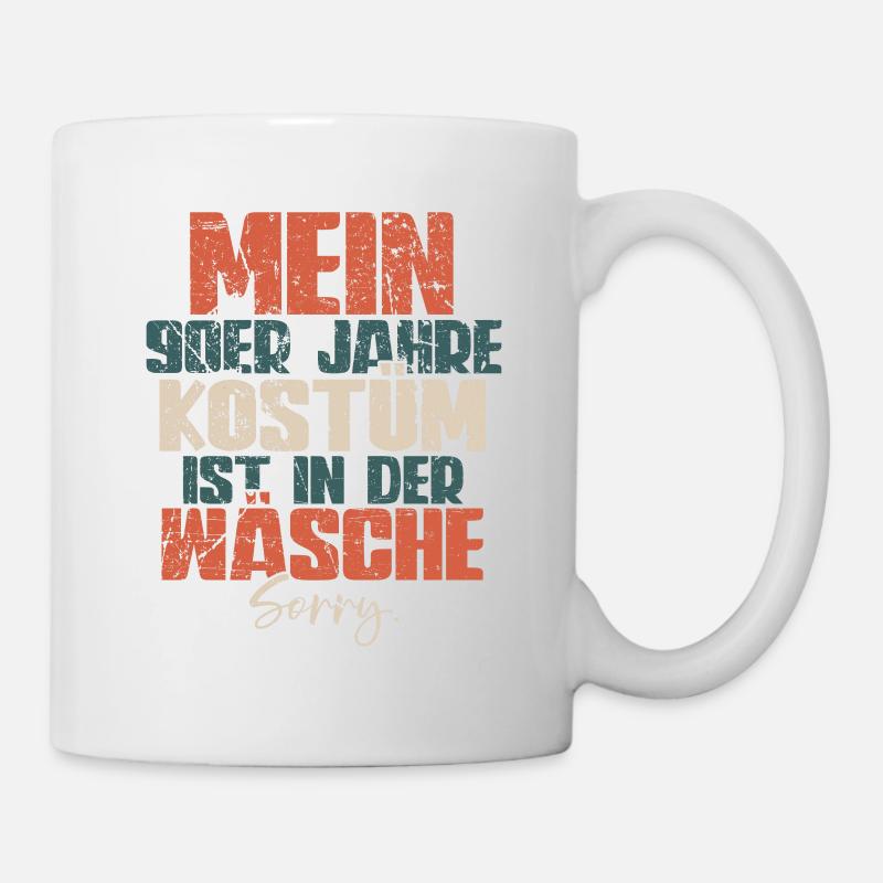 90er Jahre - Tasse - Weiß