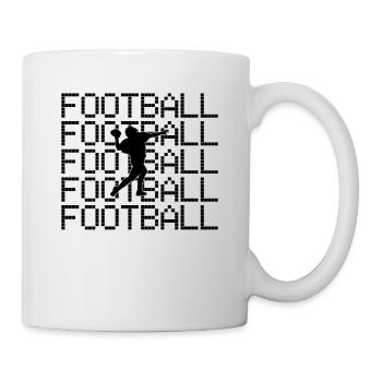 football rugby - Mug - white - Right