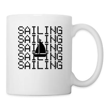 Segeln - Tasse - Weiß - Rechts