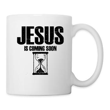 Jesus Is Coming Soon Countdown Christian Jesus - Mug - white - Right