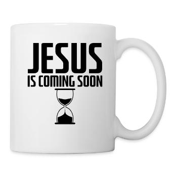 Jesus Is Coming Soon Countdown Christian Jesus - Mug - white - Right