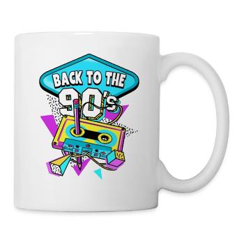90s Back To The 90s - Mug - white - Right