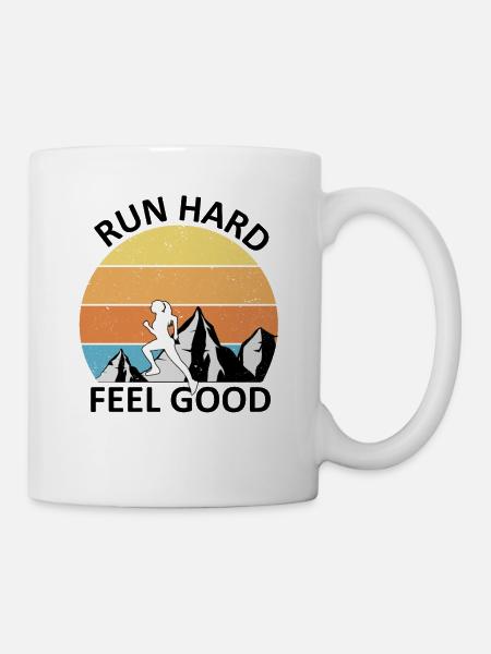 Trail Running - Tasse - Weiß