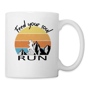Trail Running - Tasse - Weiß - Rechts