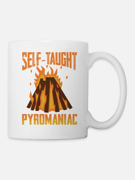 Self-Taught Pyromaniac 5 - Tasse - Weiß