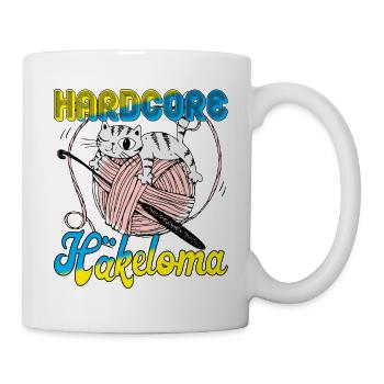 Hardcore Häkeloma - Tasse - Weiß - Rechts