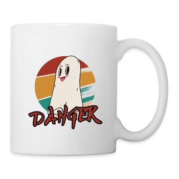 You are in Danger Halloween Party Ghost - Mug - white - Right