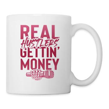 L’argent du gangster rap - Mug blanc - blanc - Droite