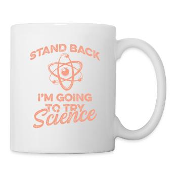 atome scientifique - Mug blanc - blanc - Droite