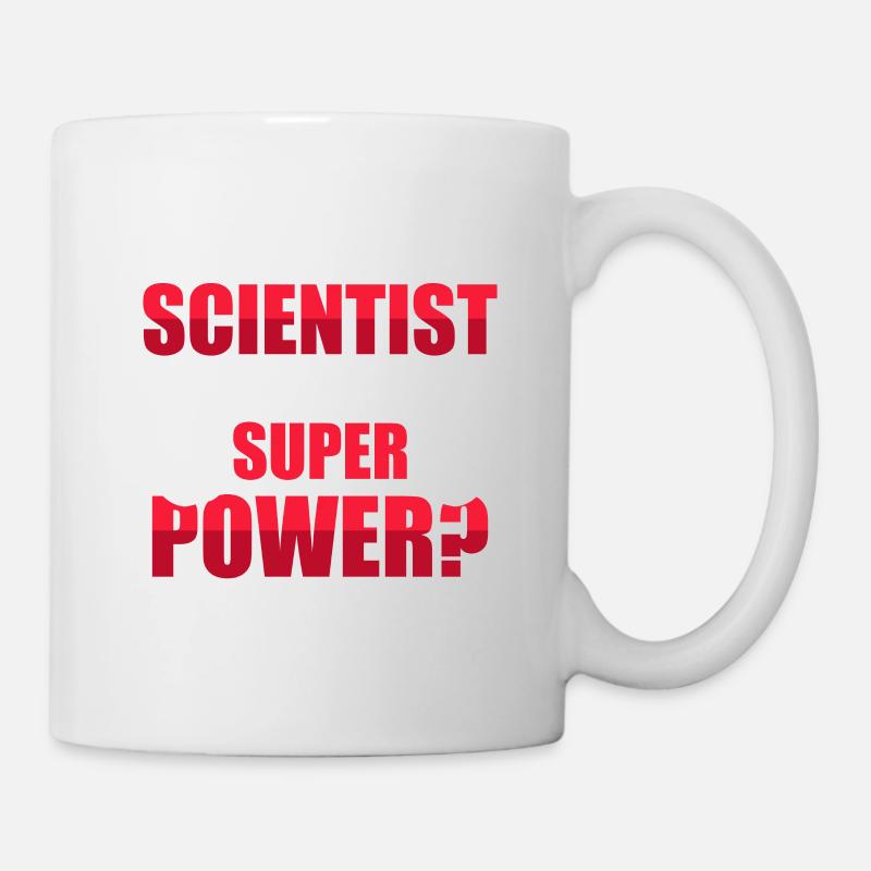 science des superpuissances - Mug blanc - blanc