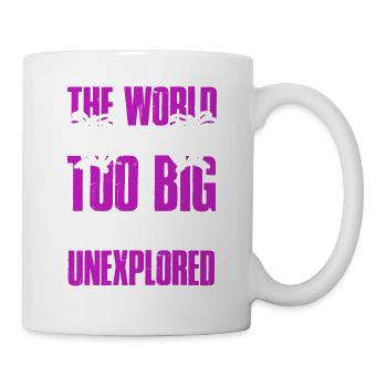 travel travel slogan - Mug - white - Right