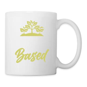 vegan plants - Tasse - Weiß - Rechts