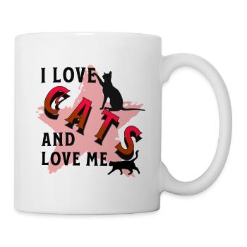 Cats Love Cat Love - Mug - white - Right