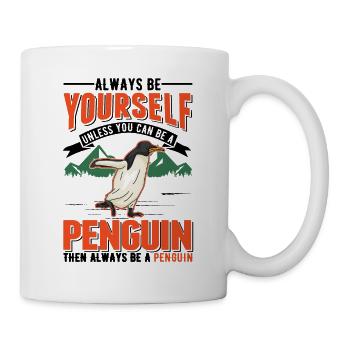 Pingouin Cadeau Pingouin - Mug blanc - blanc - Droite