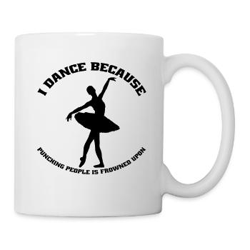 Ballet Cadeau Danse Ballerine Classe de Danse Danseuse - Mug blanc - blanc - Droite