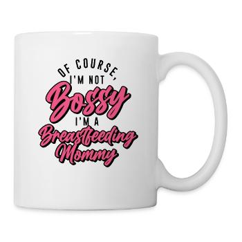 Silent Bossy Mère allaitante normalisée - Mug blanc - blanc - Droite
