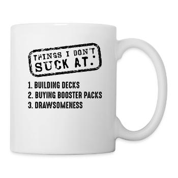 Trading Card Game Collector Funny Things I Don't - Mug - white - Right