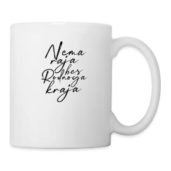 Balkan saying Heimatliebe nema raja bez radnoga - Mug - white - Right